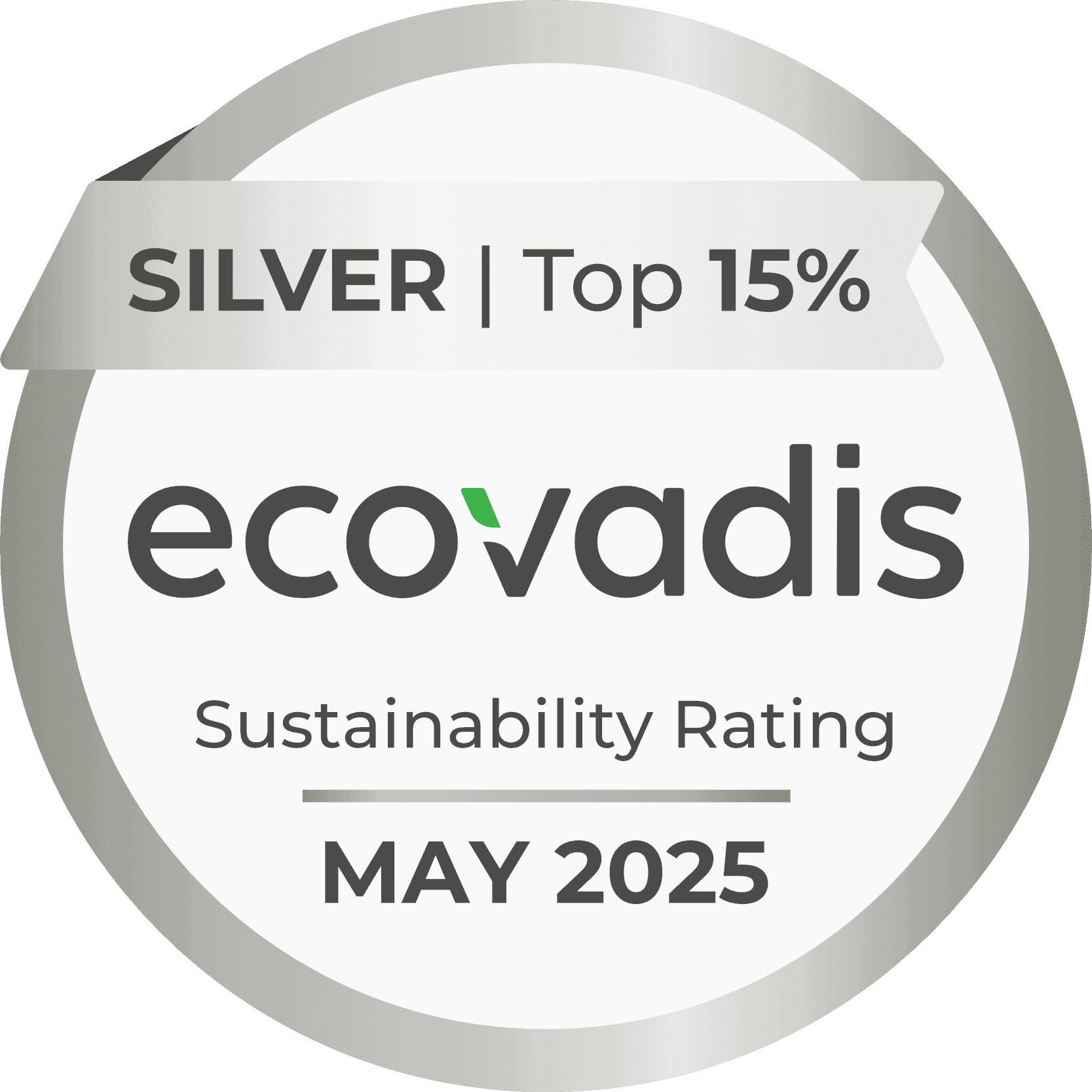 Ecovadis Silver Medal Ecovadis Silver Medal